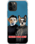 'Trailer Park Dogs 1' Funda personalizada para teléfono con 2 mascotas