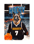 Lienzo personalizado para mascotas 'Dogger Nuggets'