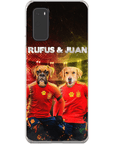 'Spain Doggos' Funda personalizada para teléfono con 2 mascotas