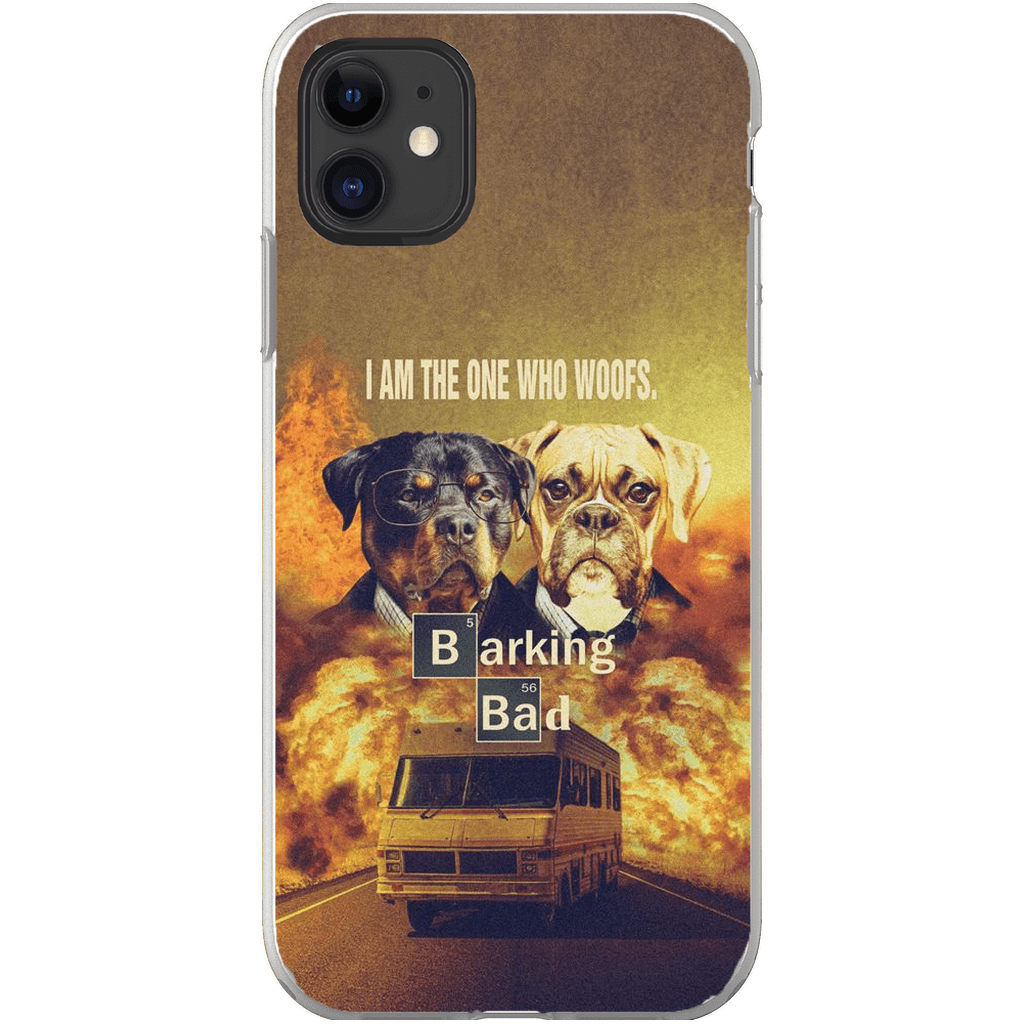 Funda personalizada para teléfono con 2 mascotas &#39;Barking Bad&#39;