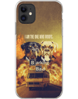 Funda personalizada para teléfono con 2 mascotas 'Barking Bad'