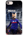 Funda para teléfono personalizada 'France Doggos Soccer'