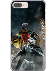 Funda personalizada para teléfono con 2 mascotas 'Bat Dog &amp; Robpaw'