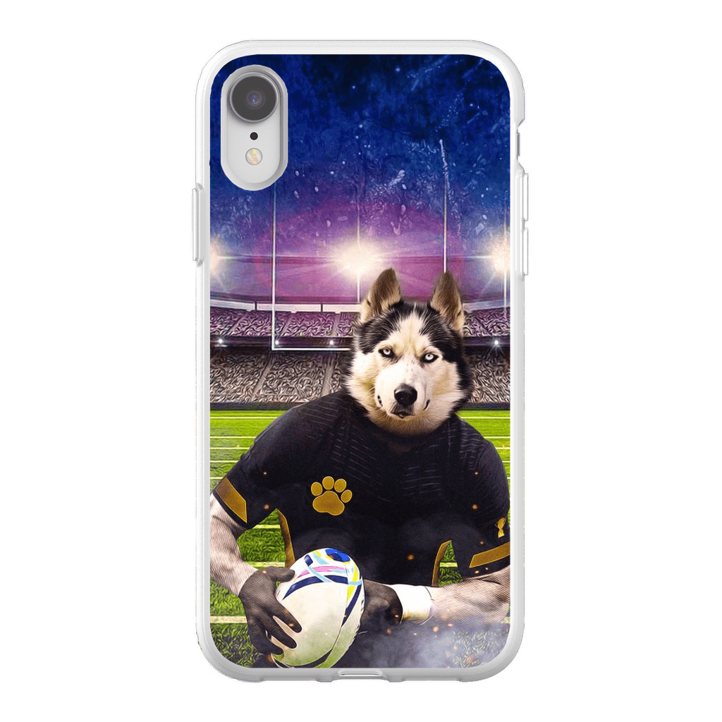 Funda para móvil personalizada &#39;El jugador de rugby&#39;