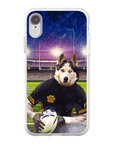 Funda para móvil personalizada 'El jugador de rugby'