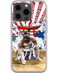 Funda para móvil personalizada 'El luchador de sumo'