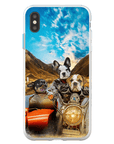 'Harley Wooferson' Funda personalizada para teléfono con 3 mascotas