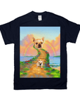 Camiseta personalizada para mascotas 'El puente del arcoíris'