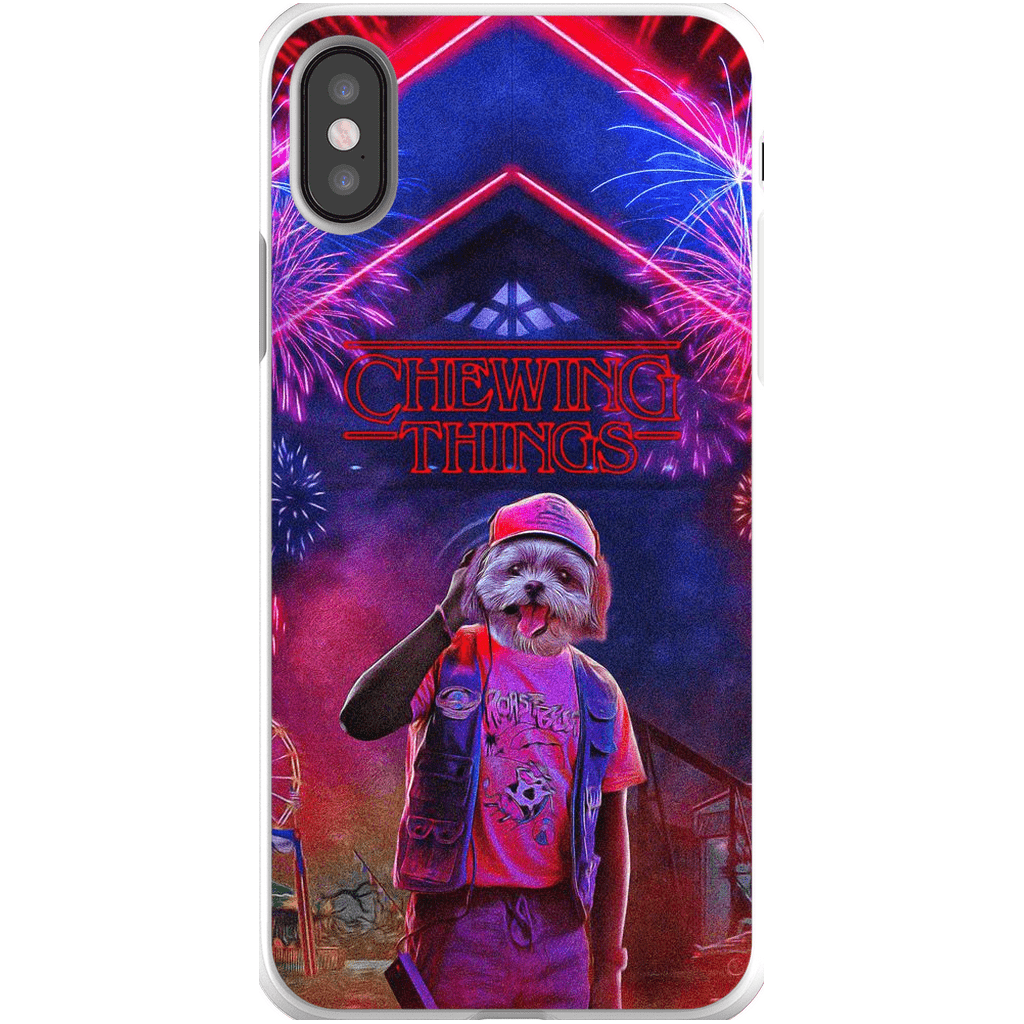 Funda para móvil personalizada &#39;Masticar cosas&#39;