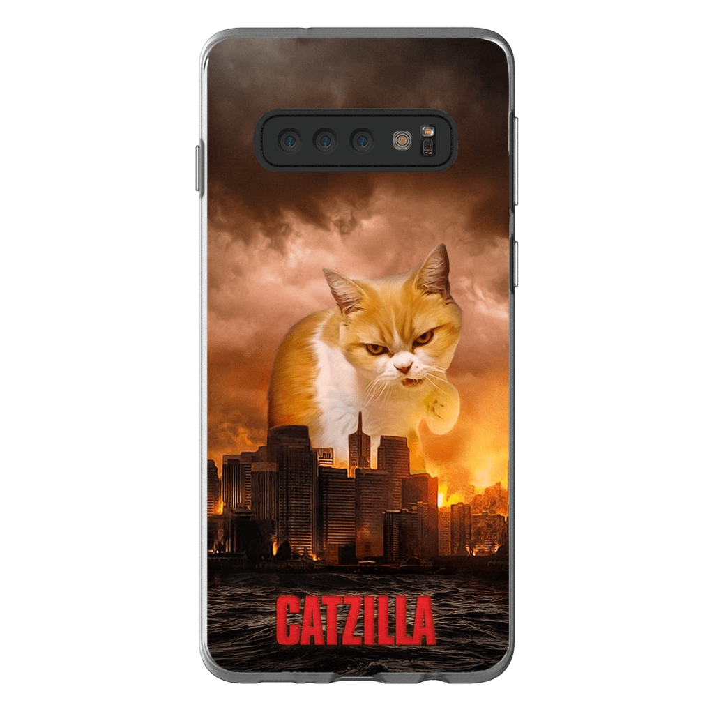 Funda para móvil personalizada &#39;Catzilla&#39;