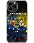 Funda personalizada para teléfono con 2 mascotas 'Scotland Doggos'