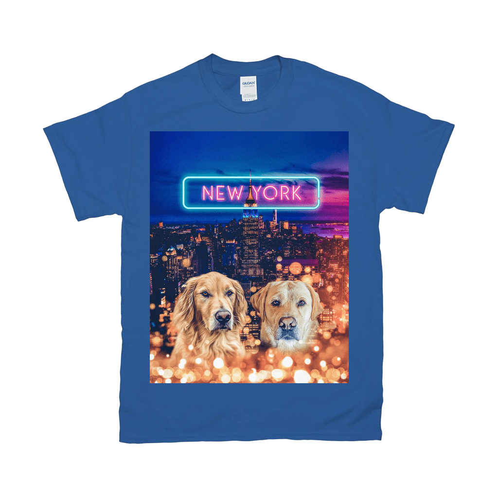 Camiseta personalizada con 2 mascotas &#39;Doggos of New York&#39;