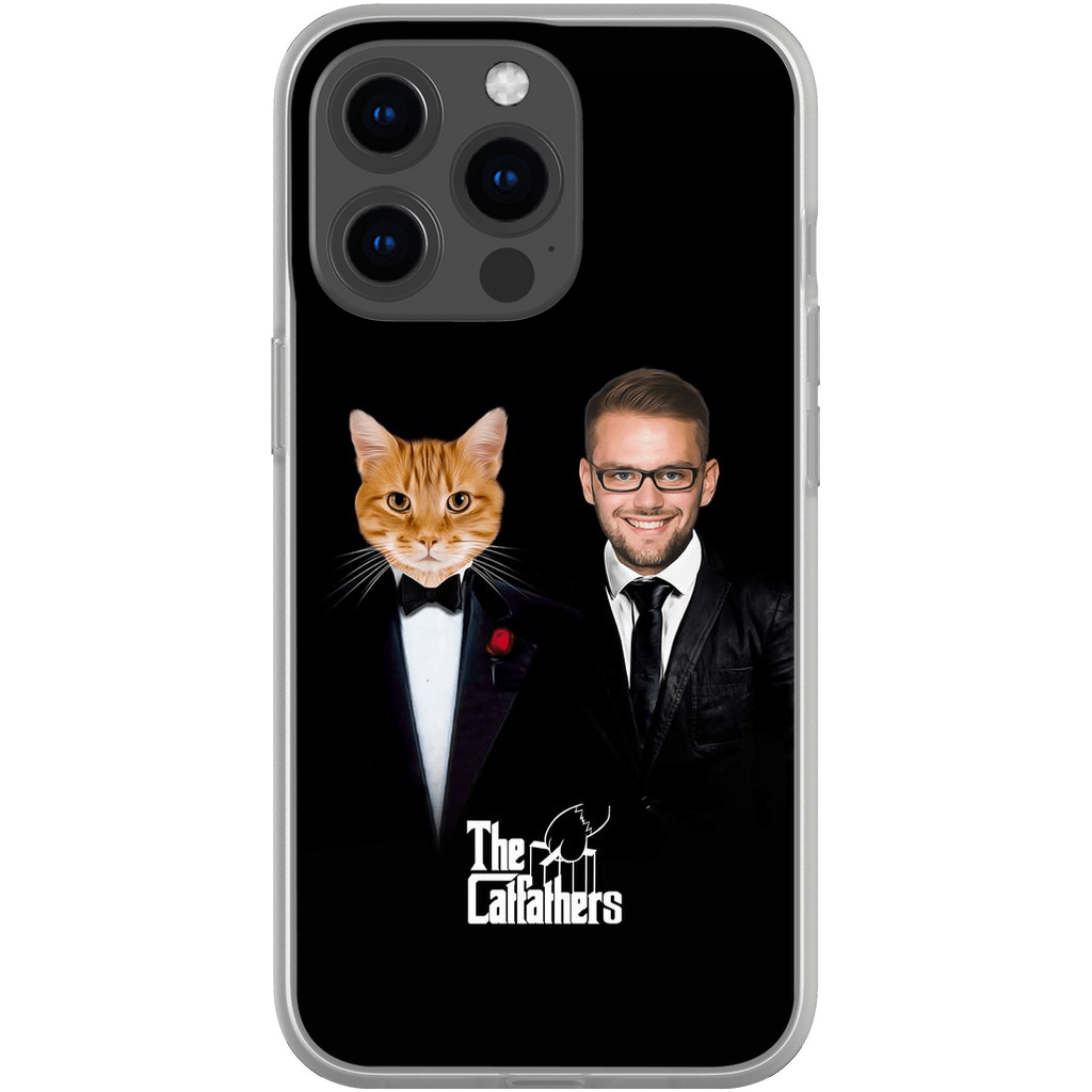 Funda para móvil personalizada &#39;Los Padres Gatos&#39;