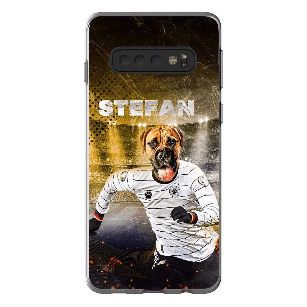 Funda para móvil personalizada &#39;Alemania Doggos Soccer&#39;