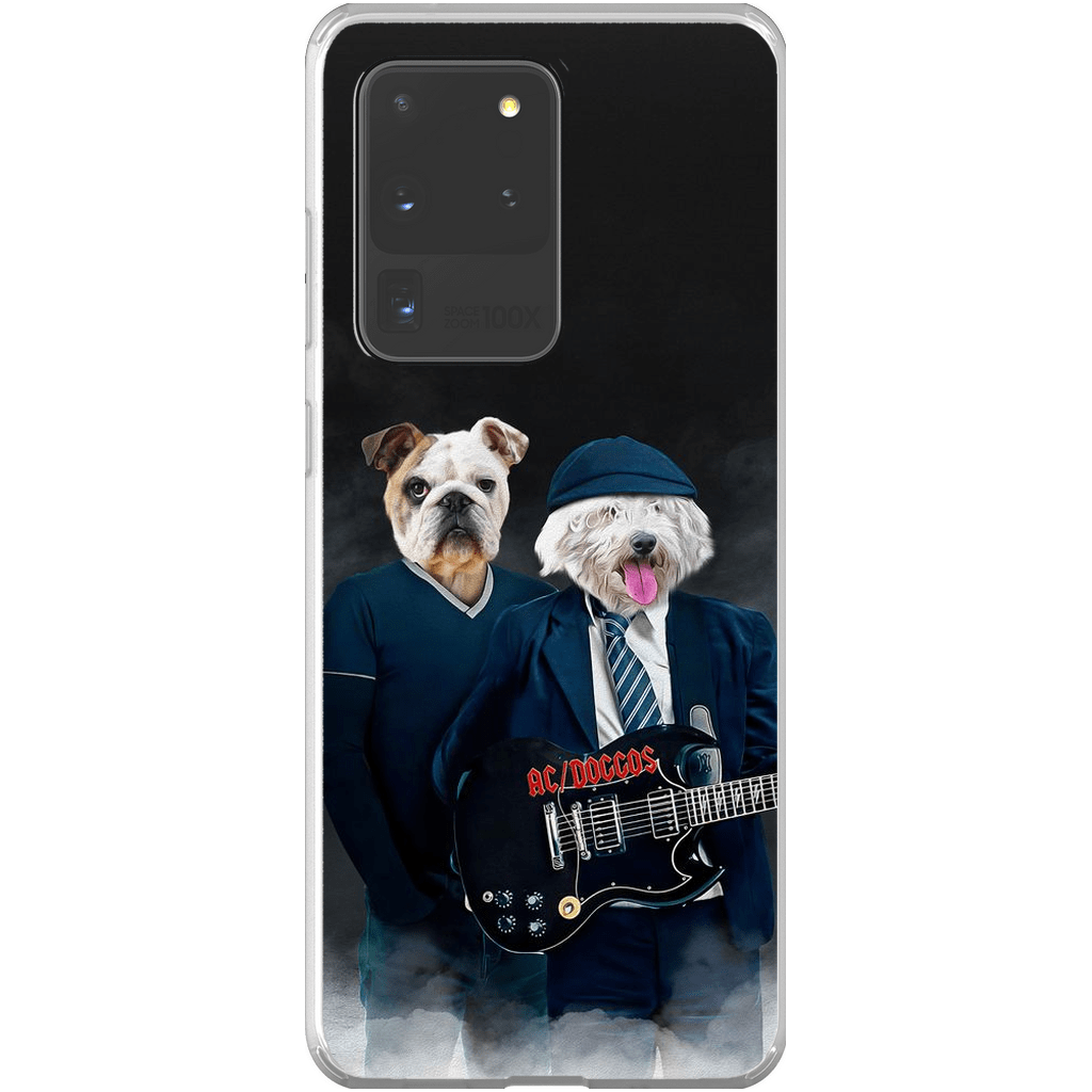 Funda personalizada para teléfono con 2 mascotas &#39;AC/Doggos&#39;