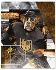 Póster Mascota personalizada 'Las Vegas Doggos Hockey'