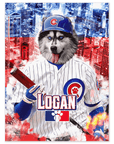 Póster Mascota personalizada 'Chicago Cubdogs'