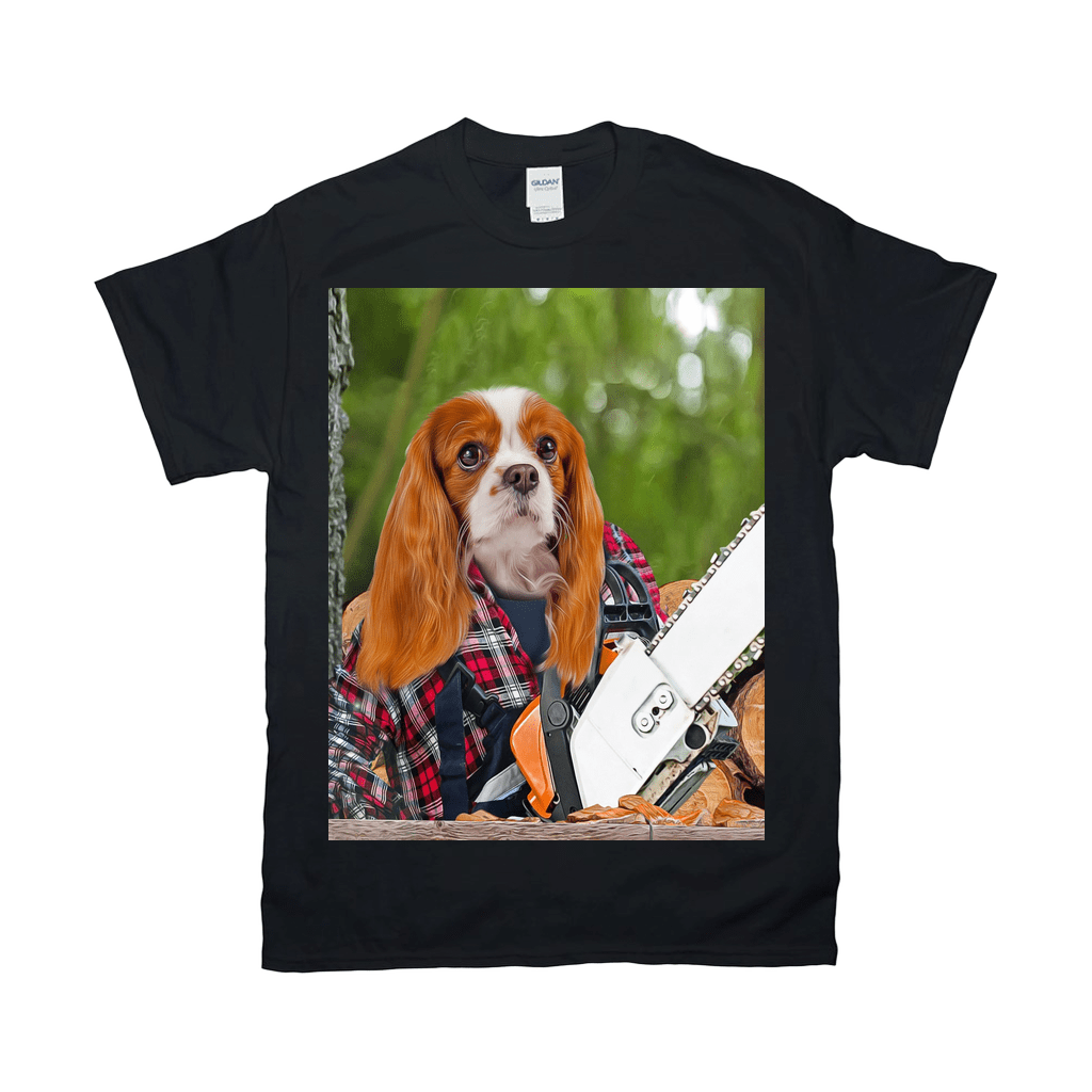 Camiseta personalizada para mascotas &#39;Lumberwoman&#39;