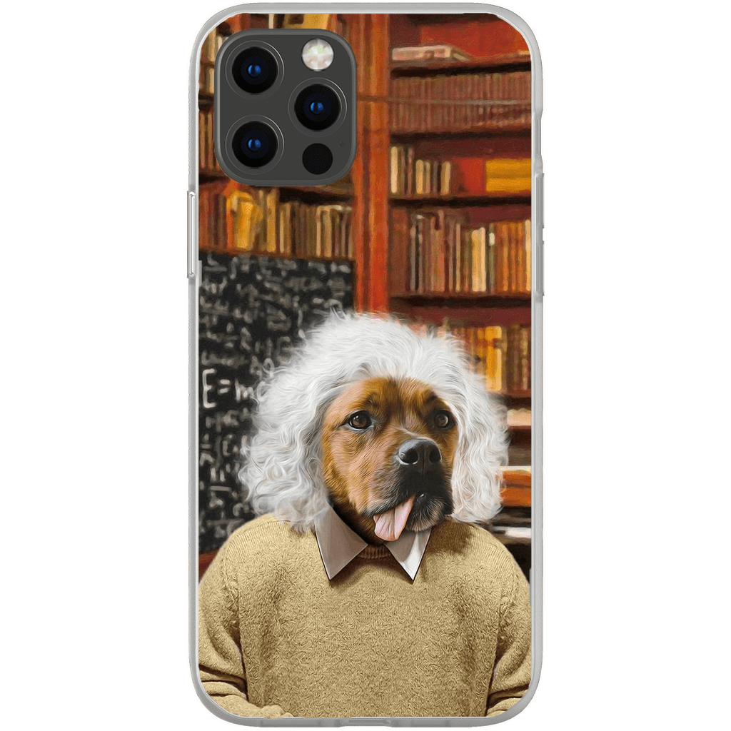 Funda para móvil personalizada &#39;Albert Pawstein&#39;