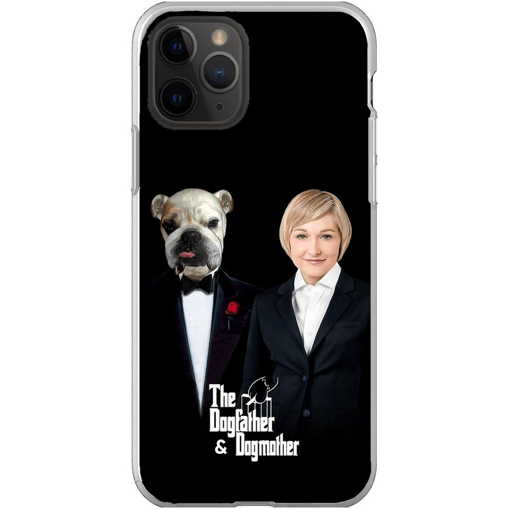 Funda personalizada para teléfono humano o mascota &#39;The Dogfather &amp;amp; Dogmother&#39;