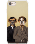 'The Woofice' Funda personalizada para teléfono con 2 mascotas