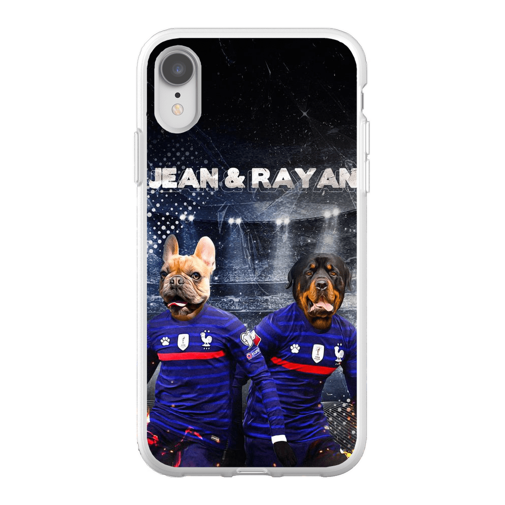 Funda personalizada para teléfono con 2 mascotas &#39;France Doggos&#39;