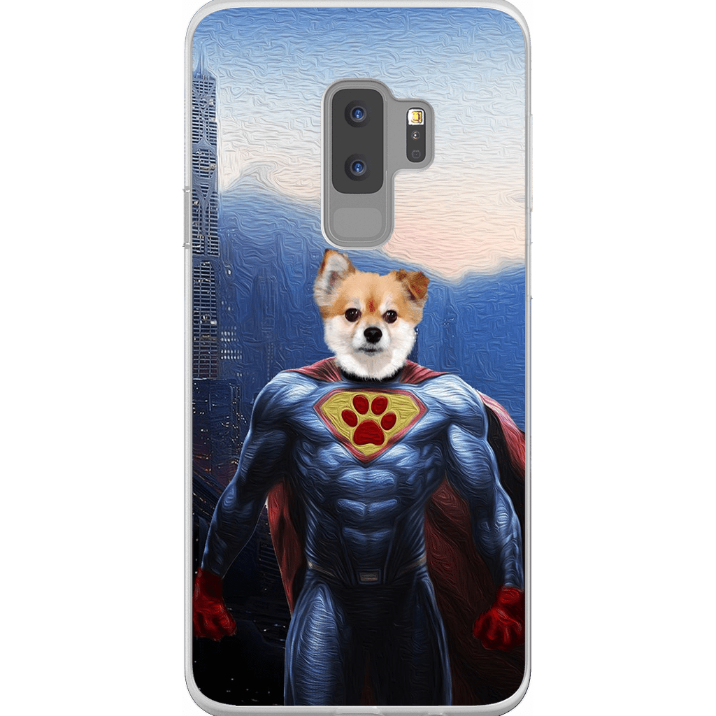 Funda personalizada para teléfono con mascota &#39;Super Dog&#39;