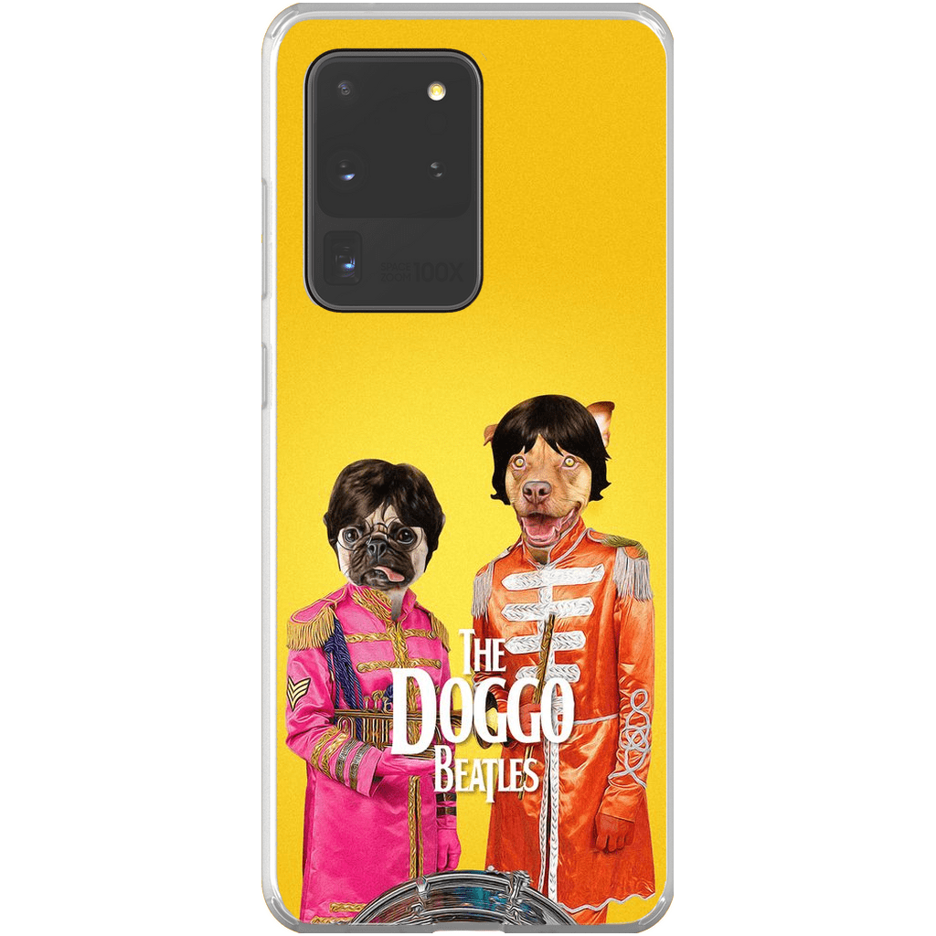 Funda personalizada para teléfono con 2 mascotas &#39;The Doggo Beatles&#39;