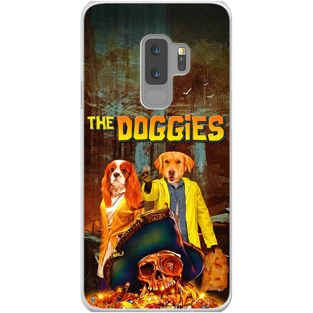 Funda personalizada para teléfono con 2 mascotas &#39;The Doggies&#39;