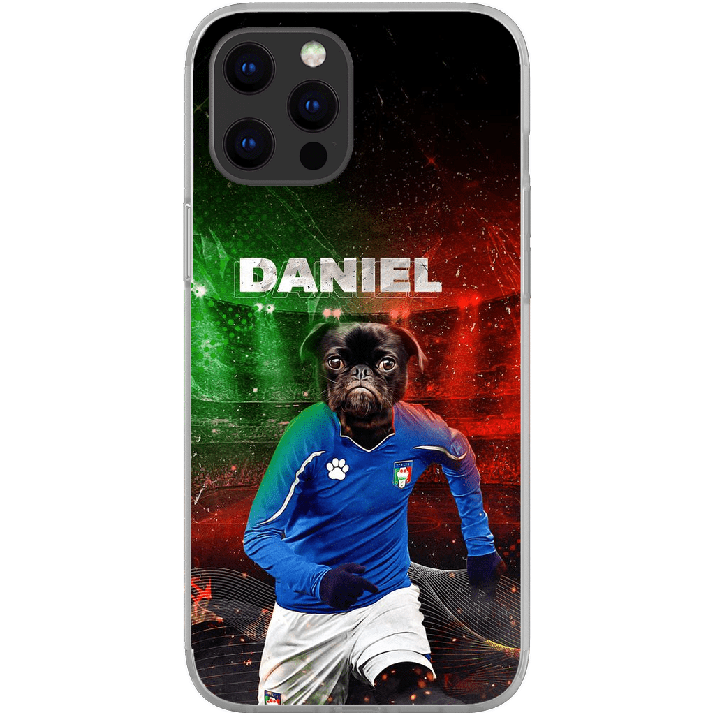 Funda para móvil personalizada &#39;Italia Doggos Soccer&#39;