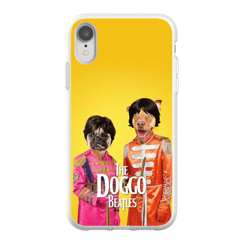 Funda personalizada para teléfono con 2 mascotas &#39;The Doggo Beatles&#39;