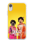 Funda personalizada para teléfono con 2 mascotas 'The Doggo Beatles'