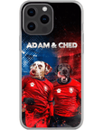 Funda personalizada para teléfono con 2 mascotas 'Czech Doggos'