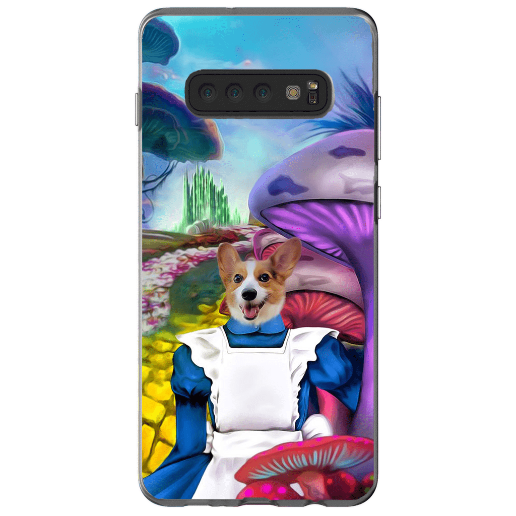 Funda para móvil personalizada &#39;Alicia en Doggoland&#39;