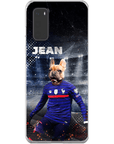 Funda para teléfono personalizada 'France Doggos Soccer'