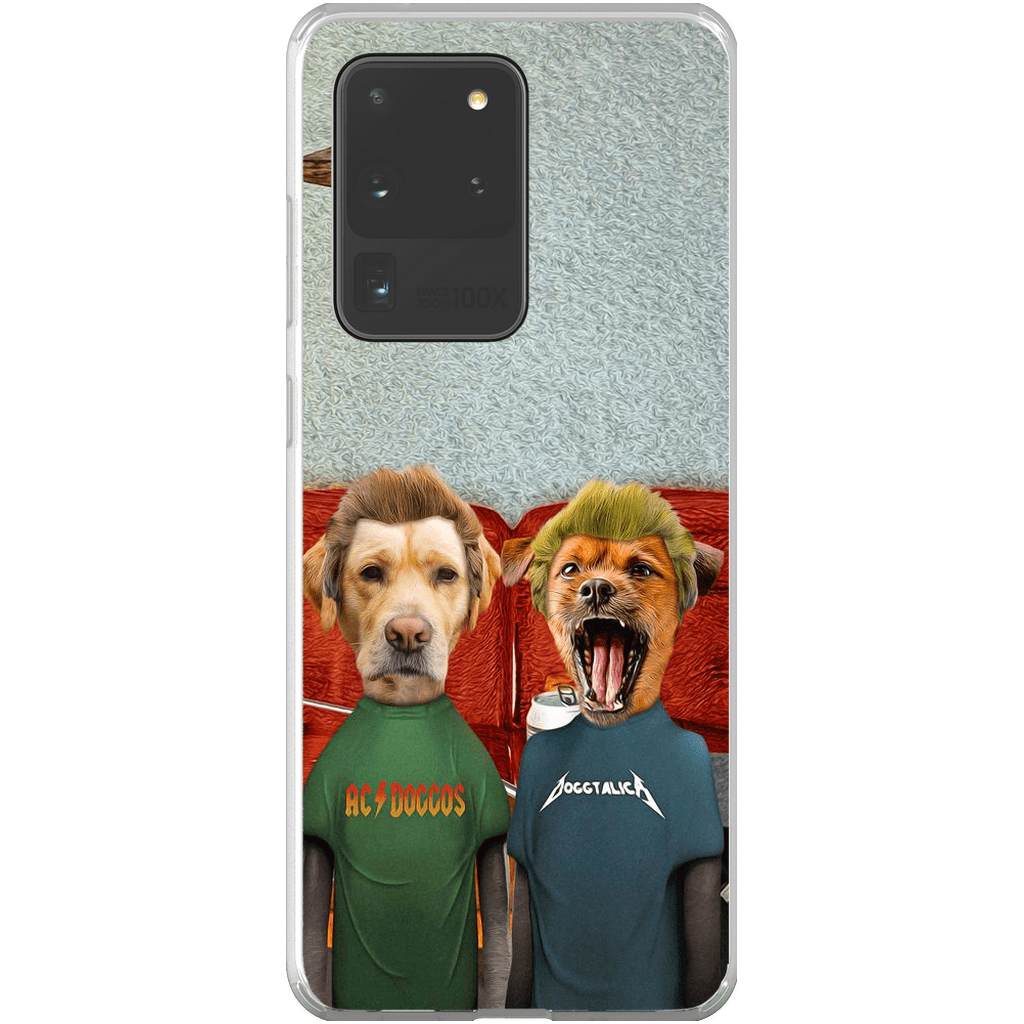 Funda personalizada para teléfono con 2 mascotas &#39;Beavis y Buttsniffer&#39;