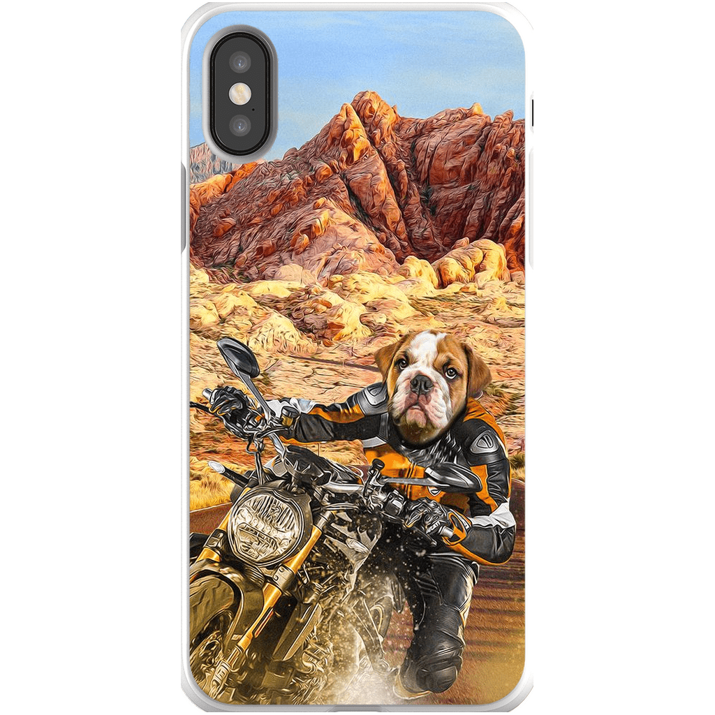 Funda para móvil personalizada &#39;Dogati Rider&#39;