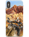 Funda para móvil personalizada 'Dogati Rider'