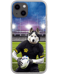 Funda para móvil personalizada 'El jugador de rugby'