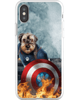 Funda para teléfono personalizada 'Capitán Doggmerica'