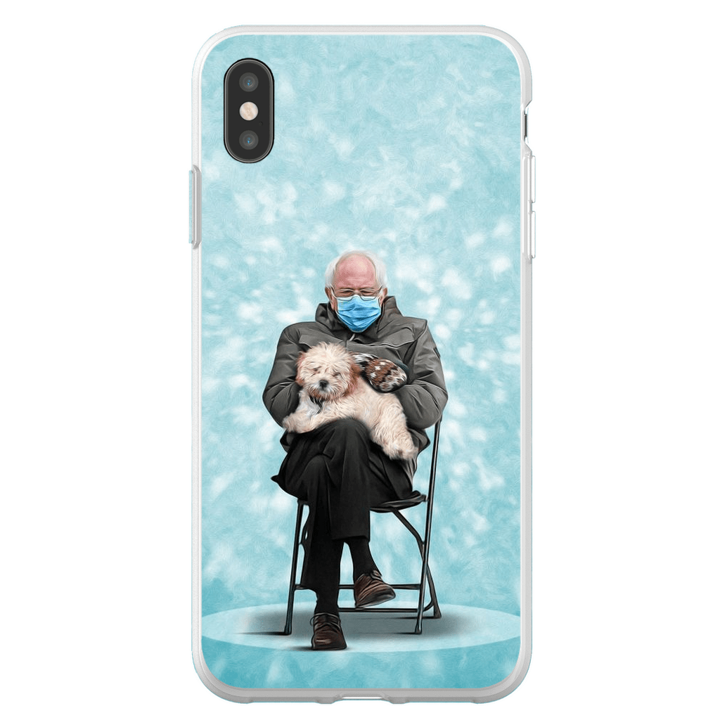 Funda para móvil personalizada &#39;Bernard y su mascota&#39;