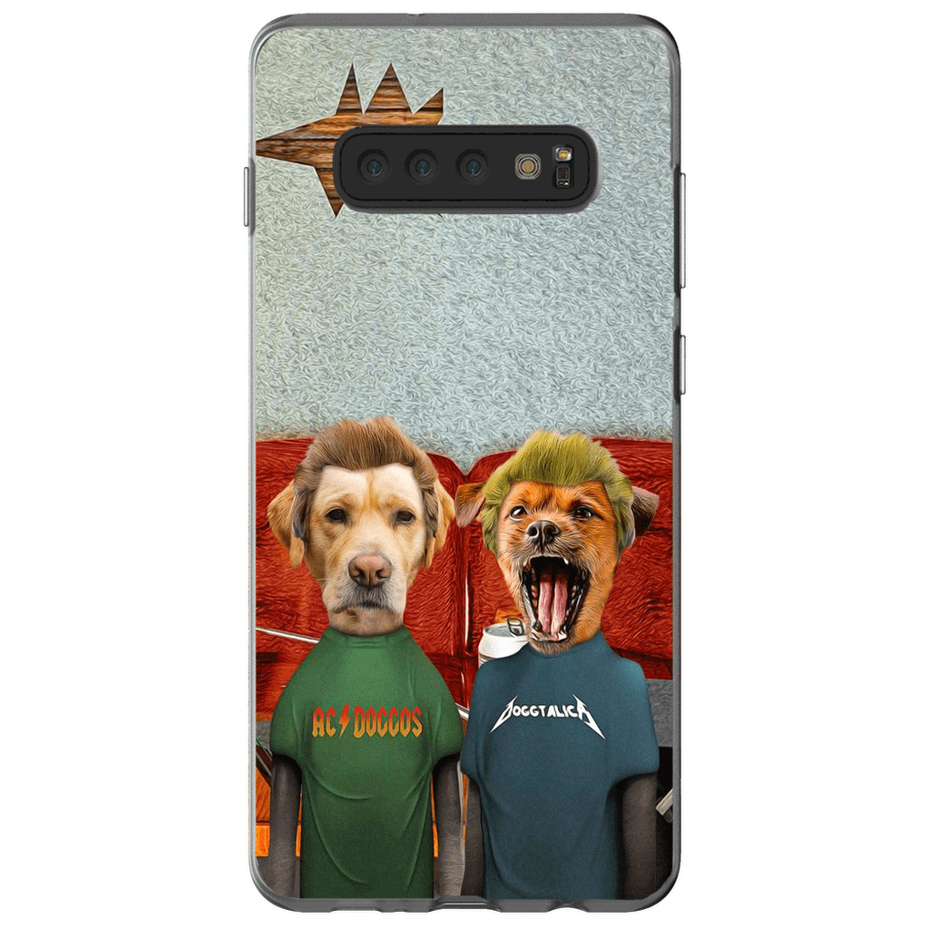 Funda personalizada para teléfono con 2 mascotas &#39;Beavis y Buttsniffer&#39;