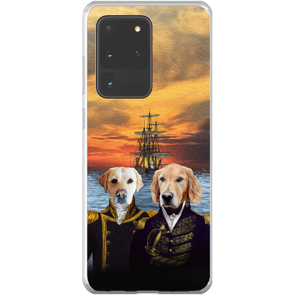 Funda personalizada para teléfono con 2 mascotas &#39;The Explorers&#39;