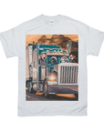 Camiseta personalizada con 4 mascotas 'The Truckers' 