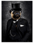 Póster Perro personalizado 'The Winston'