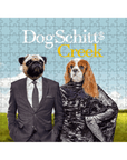 Rompecabezas personalizado para 2 mascotas 'DogSchitt's Creek'