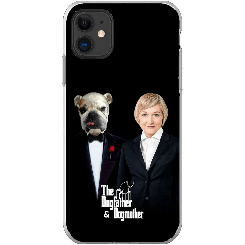 Funda personalizada para teléfono humano o mascota &#39;The Dogfather &amp;amp; Dogmother&#39;