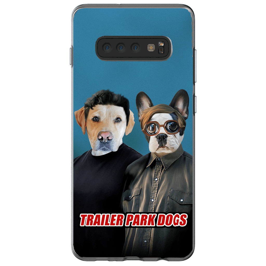 &#39;Trailer Park Dogs 1&#39; Funda personalizada para teléfono con 2 mascotas