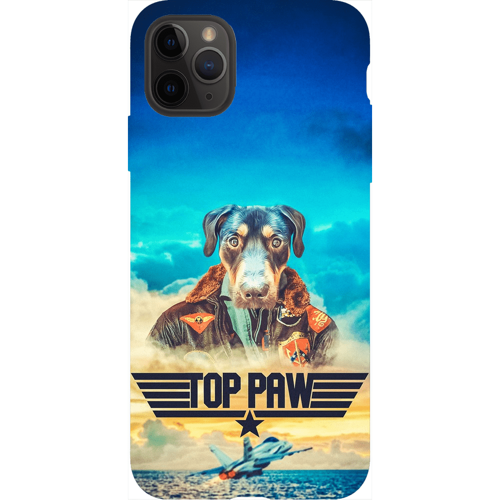 Funda para teléfono personalizada &#39;Top Paw&#39;