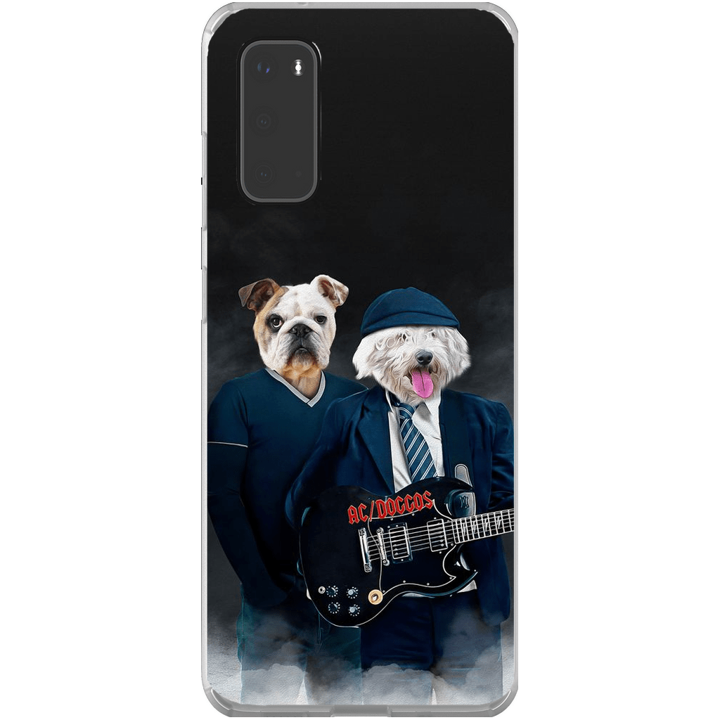 Funda personalizada para teléfono con 2 mascotas &#39;AC/Doggos&#39;